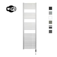 Elektrische Radiator Sanicare HWV Met Wifi 172x45 cm Wit 920W Met Thermostaat Chroom Rechtsonder Sanicare - thumbnail