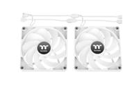 Thermaltake CT120 Reverse ARGB Sync PC Cooling Fan White 2 Pack PC-ventilator Meerdere kleuren (b x h x d) 120 x 120 x 25 mm Incl. LED-verlichting, Incl. - thumbnail