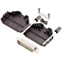 encitech DPPK25-BK-DBP-W-K 6355-8001-03 D-sub male connectorset 180 ° Aantal polen: 25 Soldeerkelk 1 stuk(s) - thumbnail