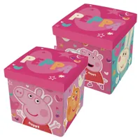 Peppa Pig Happy opbergbox 30 x 30 x 30 cm - thumbnail
