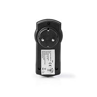 Nedis rfpom120fbk rf smart stekker outdoor ip44 aan/uit rf mesh range extender schuko type f 3680 w - thumbnail