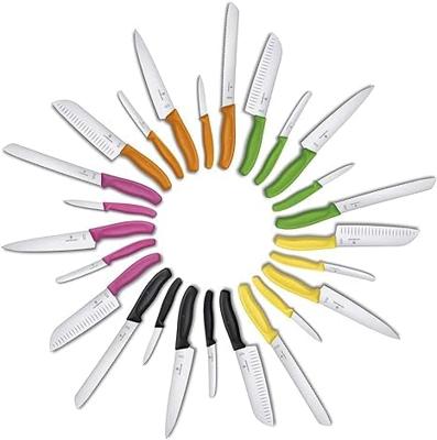 Victorinox steakmessen zwart 6 stuks