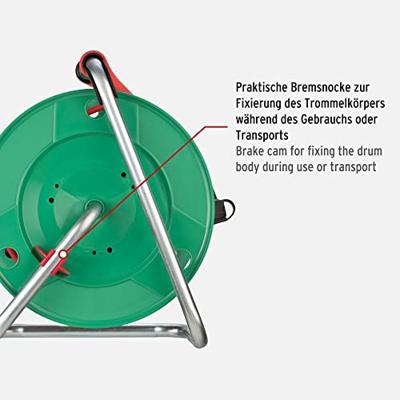 Brennenstuhl Kabelhaspel 40 mtr | IP44 | 3G1.5 | Tuin | Super-Solid | 1188470 - 1188470 - thumbnail