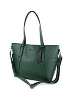 PU damestas handtas LONDEN olijf / petrol groen - thumbnail