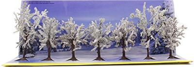 NOCH 25075 Set bomen Winterbomen 80 tot 100 mm Sneeuwwit 7 stuk(s)