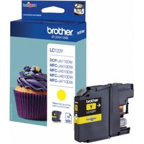 Brother Inktcartridge LC-123Y Origineel Geel LC-123 Y
