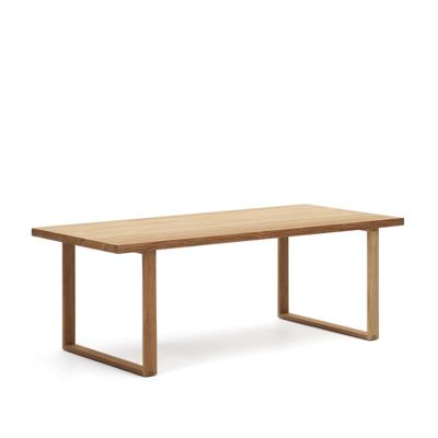 Kave Home Canadell tuintafel 220x100 cm teakhout Kave Home Canadell tuintafel 220x100 cm teakhout