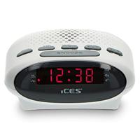 ICES ICR-210 Wekkerradio VHF (FM) FM Wekfunctie Wit - thumbnail