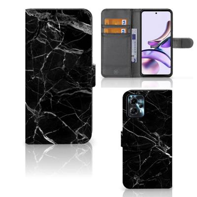 Motorola Moto G13 | G23 | Bookcase | Marmer Zwart - Origineel Cadeau Vader