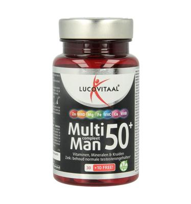 Lucovitaal Multi Man 50+ 40Tabletten Lucovitaal Multi Man 50+ 40Tabletten