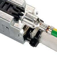 Telegärtner 100023225 RJ45-inbouwmodule Keystone CAT 6A 1 stuk(s) - thumbnail