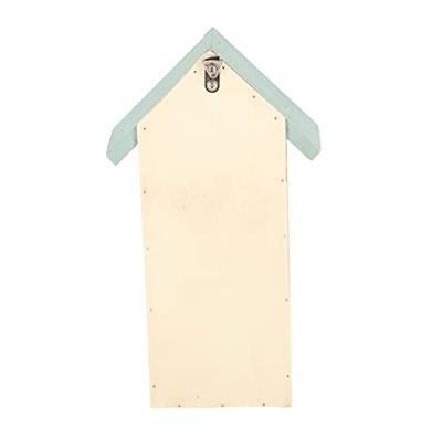 Esschert Design Houten Insectenhotel 9x15x26 cm Naturel/Mintgroen/Rood