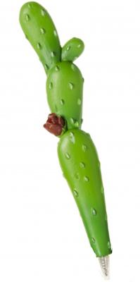 LG Imports Balpen cactus groen bloem 16 cm LG Imports Balpen cactus groen bloem 16 cm