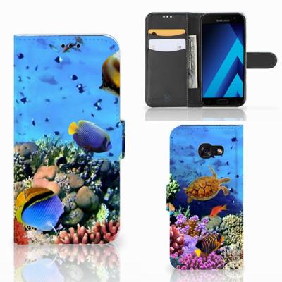 Samsung Galaxy A5 2017 | Telefoonhoesje | Met pasjeshouder | Vissen