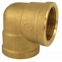 Messing knie 90 graden met binnendraad 1 1/2" inch - thumbnail