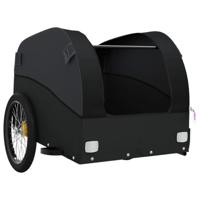 Fietstrailer 30 kg ijzer zwart - thumbnail