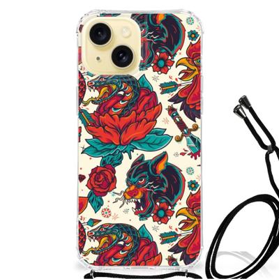 Anti-shock Hoesje met foto voor Apple iPhone 15 Old Skool Anti-shock Hoesje met foto voor Apple iPhone 15 Old Skool