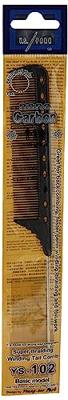 YS Park Winding Tail Comb Ref.YS-102 Carbon 1Stuks