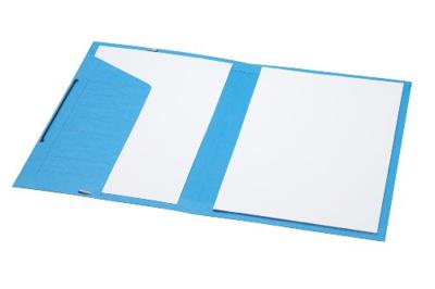 Elastomap secolor folio recy karton 250gr bl | 5 stuks