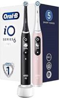 Braun Oral-B iO 3 elektrische tandenborstel DUO ZWART & ROZE set - thumbnail