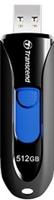 Transcend JetFlash® 790 USB-stick 512 GB Zwart, Blauw TS512GJF790K USB-A 3.1 Gen 1 - thumbnail