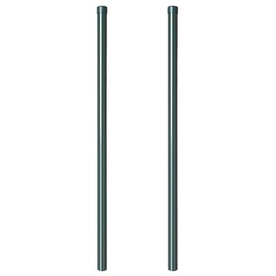 Hekpalen 2 pcs Groen 120 cm Poedergecoat staal