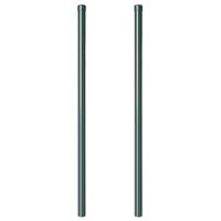 Hekpalen 2 pcs Groen 120 cm Poedergecoat staal - thumbnail