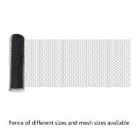 VidaXL Hexagon hek grijs 0,6 x 25 m pvc - thumbnail