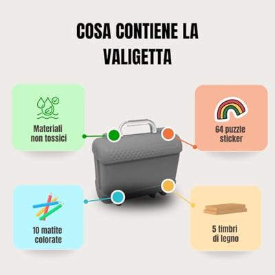 Multiprint Sonic reis stempel- en kleurkoffer