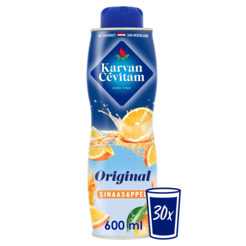 Karvan Cévitam siroop, fles van 60 cl, sinaasappel