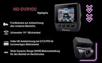Pioneer ND-DVR100 | Discrete Full HD Dashcam met 111° Kijkhoek en Nachtmodus - thumbnail