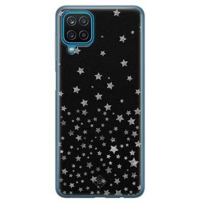 Samsung Galaxy A12 siliconen hoesje - Falling stars Samsung Galaxy A12 siliconen hoesje - Falling stars
