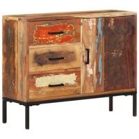 Dressoir 88x30x73 cm massief gerecycled hout - thumbnail