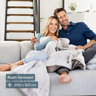 Beurer HD 150 XXL Nordic Cosy Warmtedeken 150 W Taupe