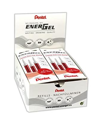 Gelschrijvervulling pentel lr7 energel m 3st rood | 12 stuks