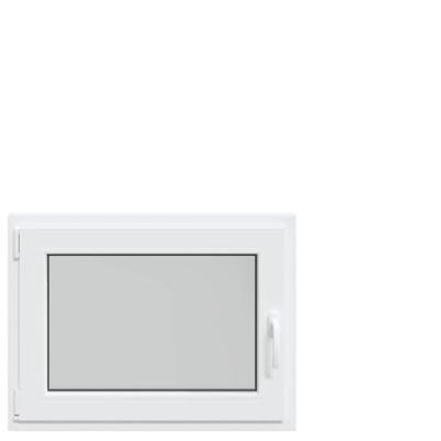 Kelderraam "RISOR" 80x50 cm draai-kiep DIN links wit Kelderraam "RISOR" 80x50 cm draai-kiep DIN links wit