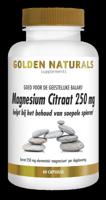 Golden Naturals Magnesium Citraat 250mg Capsules - thumbnail