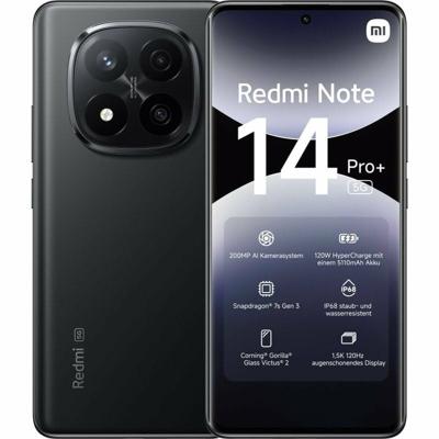 XIAOMI REDMI NOTE 14 PRO+ 5G (6.67'' - 12/512GB) BLACK