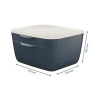 Leitz 53570089 bureaulade-organizer Polystyreen (PS) Zwart, Wit - thumbnail