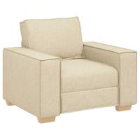 Sofa Stoel Crme 60 cm Stof - thumbnail