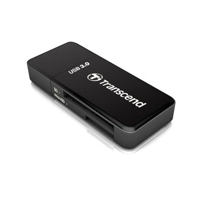 Transcend RDF5K Externe geheugenkaartlezer USB-A 3.2 Gen 1 Zwart - thumbnail