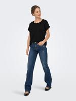 Only Onlmoster Glitter S/s Top Noos Jrs T-shirts Black - thumbnail