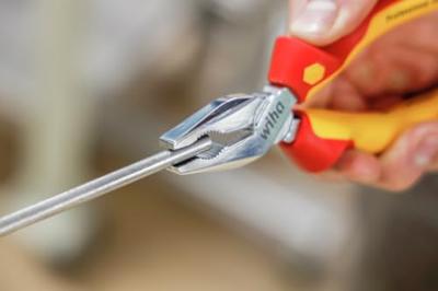 Wiha Combinatietang Professional electric met DynamicJoint® en OptiGrip met extra lang snijvlak | 200 mm | 8" | In blister - 27419 - 27419 - thumbnail
