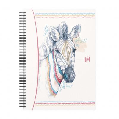 Oxford Boho Chic spiraalblok, ft A5, 120 bladzijden, gelijnd, geassorteerde kleuren