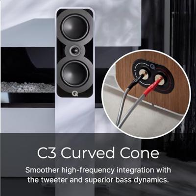 Q Acoustics: 5040 Vloerstaande Speakers - 2 Stuks - Oak - thumbnail
