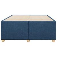 Bedframe zonder matras 120x190 cm stof blauw - thumbnail