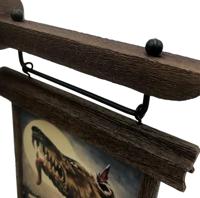 An American Werewolf in London Scaled Prop Replica Pub Sign 6 cm - thumbnail
