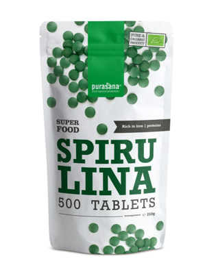Purasana Spirulina 500mg bio 500 Tabletten
