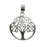 Tree of life hanger 925 zilver - 4 - Zilver - Metaal - L - thumbnail
