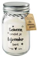 Paperdreams Geurkaars in glas - gewoon bijzonder - thumbnail